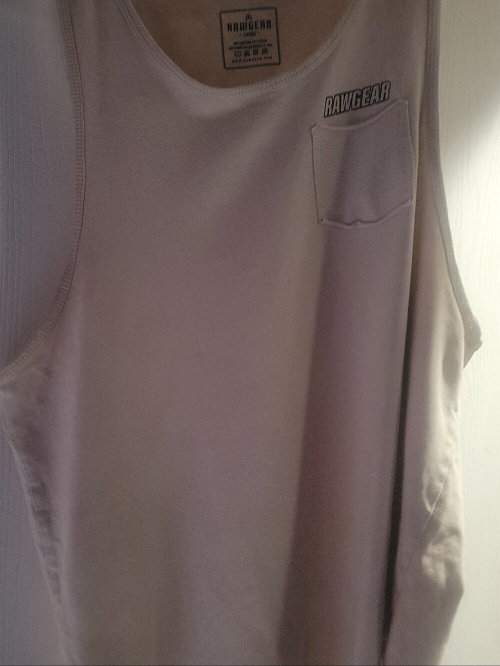 RAWGEAR Men's Tank Top in Light Beige
